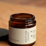 Beauty Elixir, made by LongevityLife, on fabric.