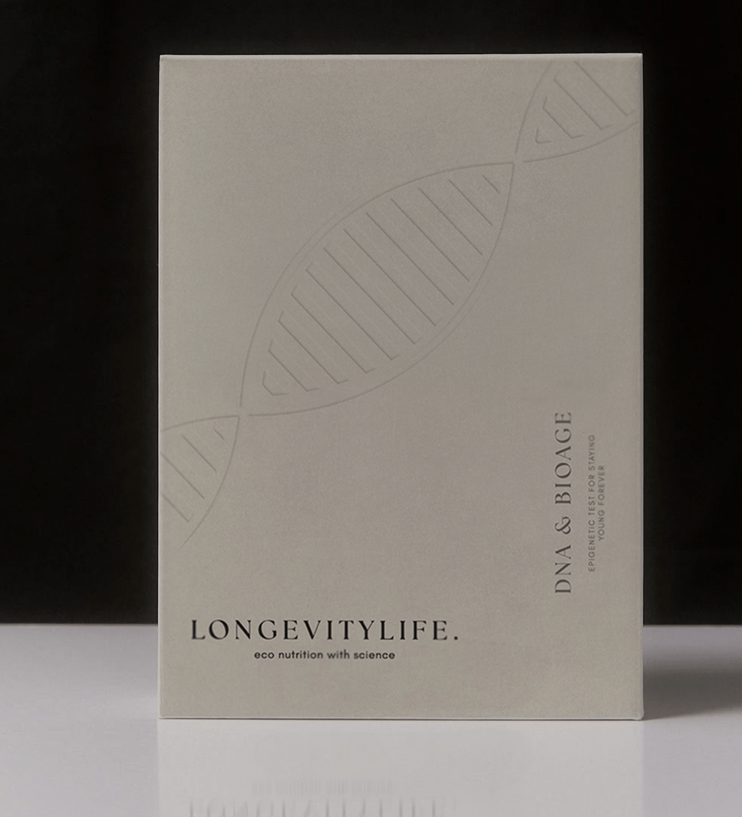 A DNA text on top of a white table.