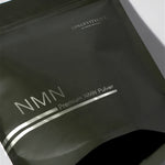 A close up of the NMN green bag.