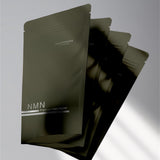 A close up of the NMN green bag, including three of them.