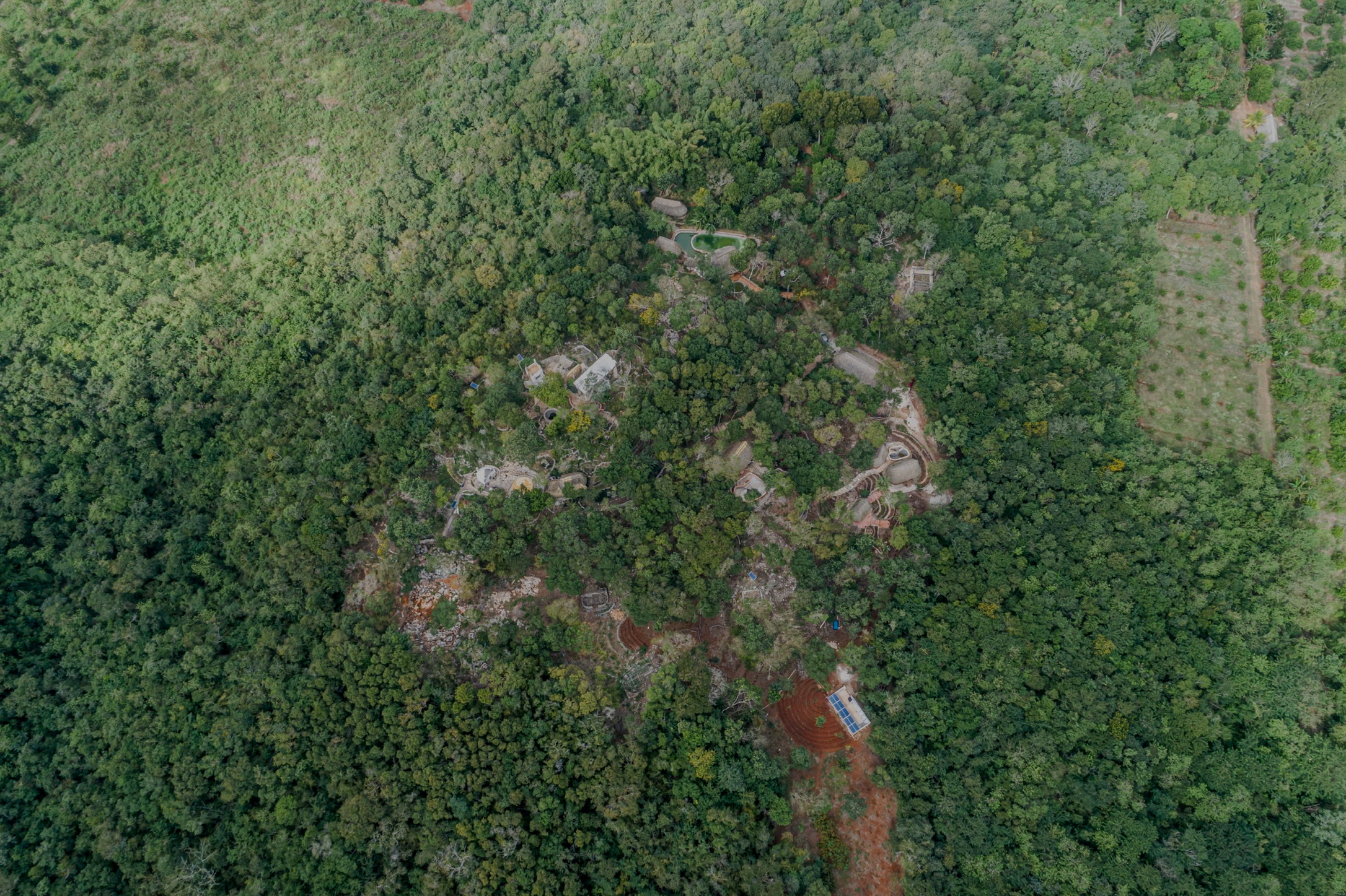 A landscape located in Chan Ká Vergel Uxmal, Yucatán Mexico